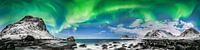 Aurora Borealis Aurore polaire sur les îles Lofoten en Norvège. par Voss Fine Art Fotografie Aperçu