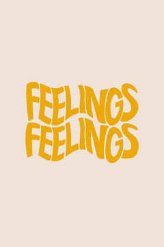 Feelings - Gelb von Pati Cascino