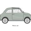 Fiat 500, 1957 sur Victor Weijers