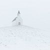 Winters kerkje van Raoul Baart
