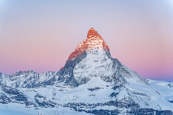 Suisse, Matterhorn, épisode 12, coucher de soleil.