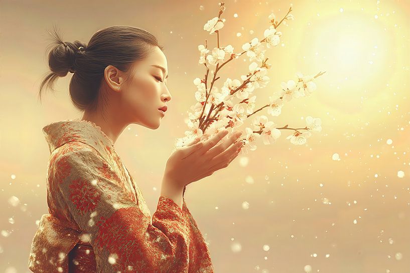 Picturesque Japan with Geisha by Egon Zitter