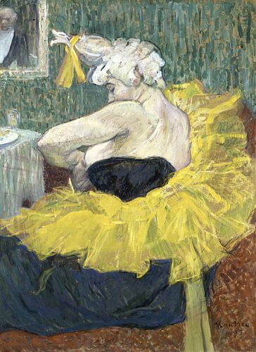 Vrouwelijke clown, Henri de Toulouse-Lautrec - 1895