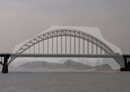 De Waalbrug (wit) - serie 8/8