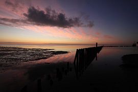 Ameland/Zonsopkomst op het wad