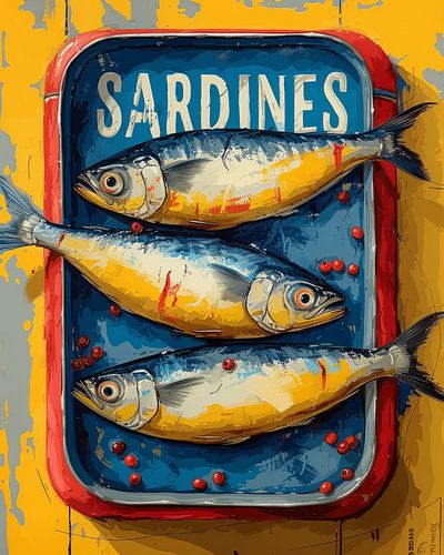 Colourful sardines by Studio Allee
