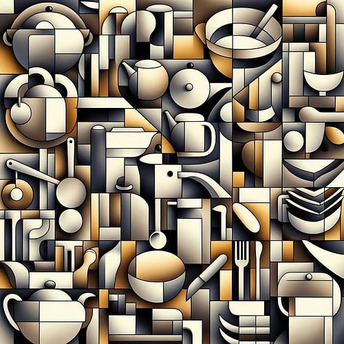 De goed gevulde keuken