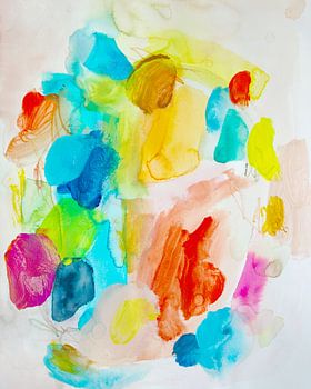 Mischung aus lebendigen Farben