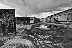 Usine laitière est-allemande abandonnée