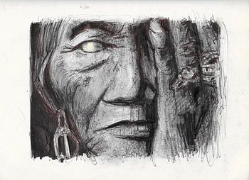 AUGE EINER INDISCHEN FRAU