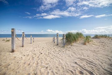 Entrée de la plage sur Pieter Heres