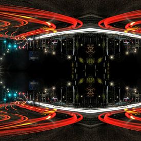 Symmetrie der Nacht von JacArt Prints