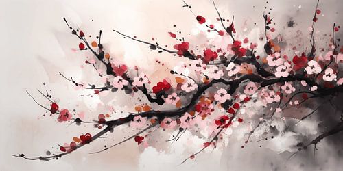 Cherry Blossom Serenade 2 by Lisa Maria Digital Art