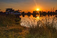 Sonnenuntergang an der Weser