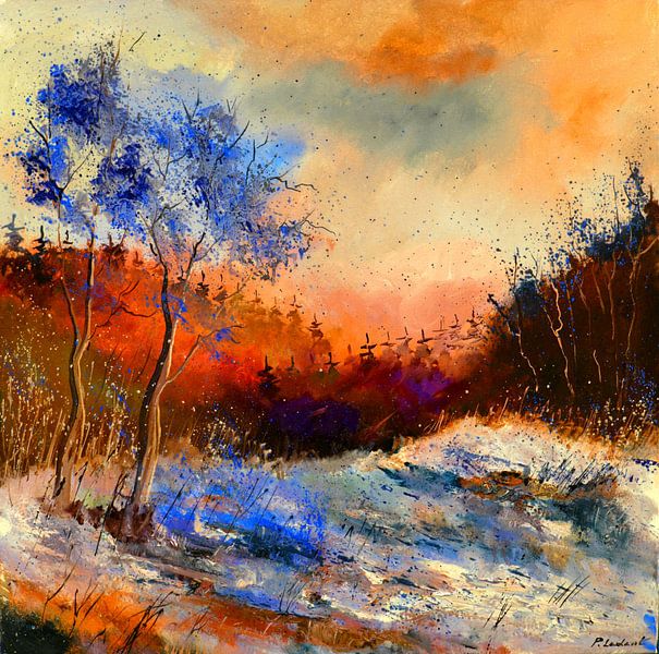 Farbenfrohe Landschaft von pol ledent