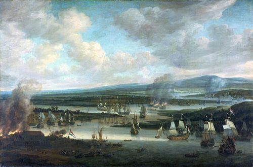 Bataille de Chatham, 1667 sur Atelier Liesjes