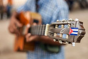 Muziek op straat in Havana, Cuba von Bart van Eijden