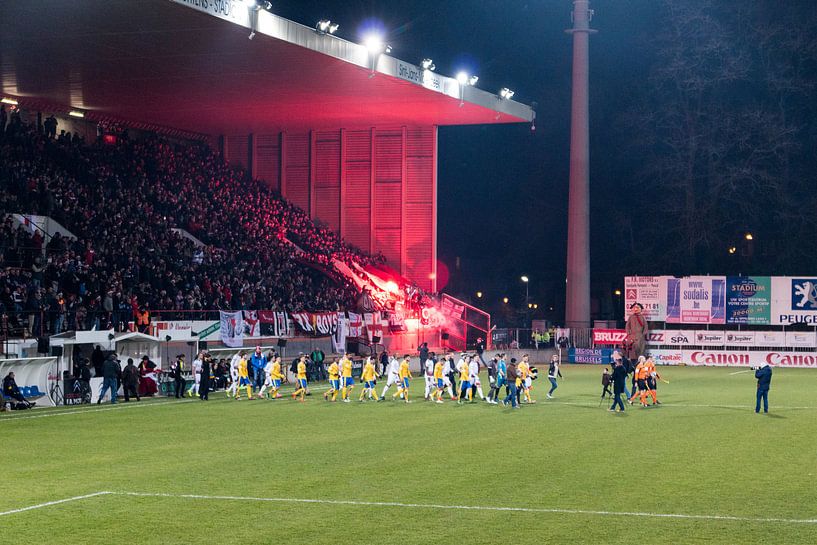RWDM - Union Saint-Gilloise in het Edmond Machtens Stadion van Martijn