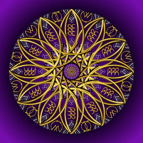 Kristal Mandala Lady AMETHYST