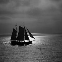 Schip op het wad