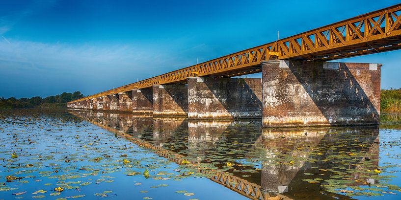 De Moerputtenbrug als panorama par Paul van Baardwijk