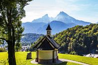 Kapelle der Seligpreisungen und Watzmann von Frank Herrmann Miniaturansicht