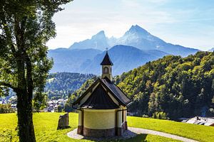 Kapelle der Seligpreisungen und Watzmann