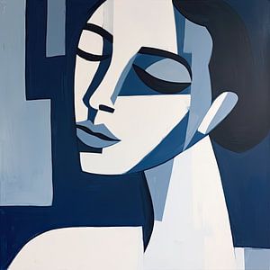 Abstraktes Blau