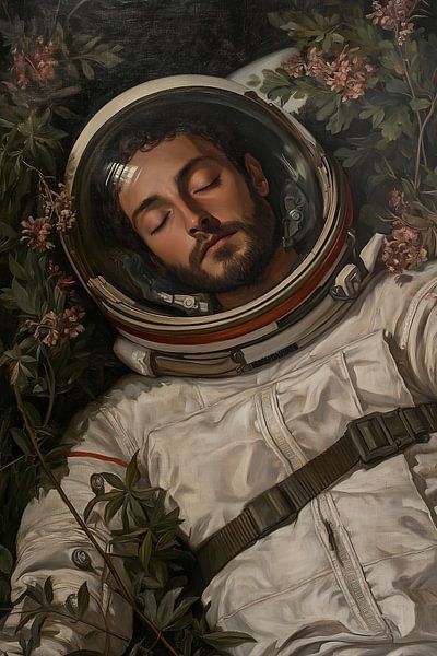 Sleeping Astronaut by Computer Dreams
