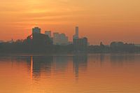 As the sun sinks