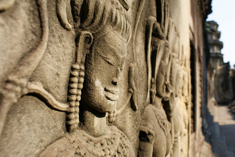 Angkor Wat close-up van Sven Wildschut