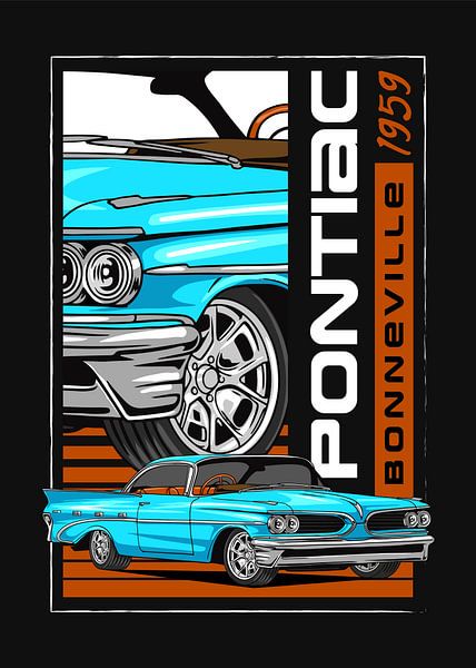 Pontiac Bonneville Muscle Car von Adam Khabibi