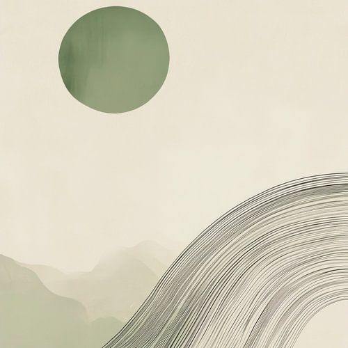 Minimalistisch landschap