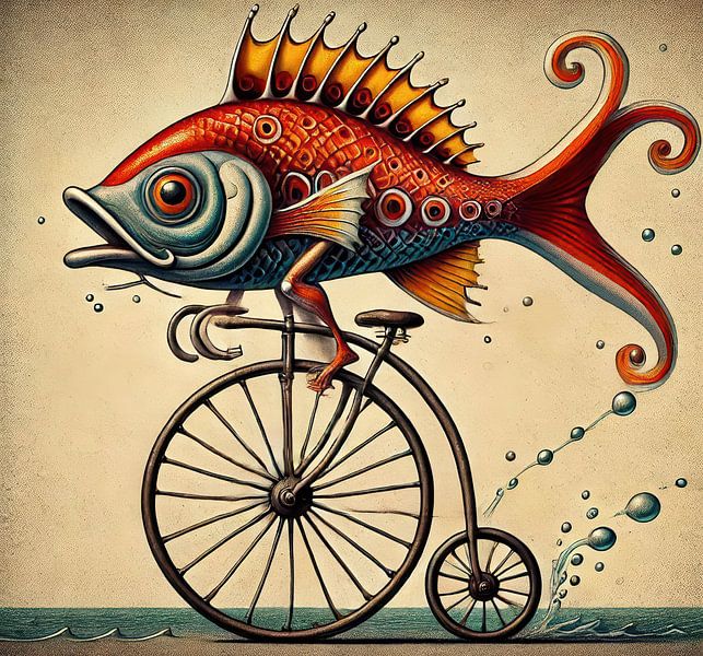 Fish on the move I by Kay Weber