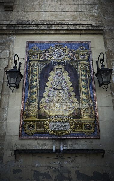 Religieus mozaik in Jerez de Frontera van Karel Ham