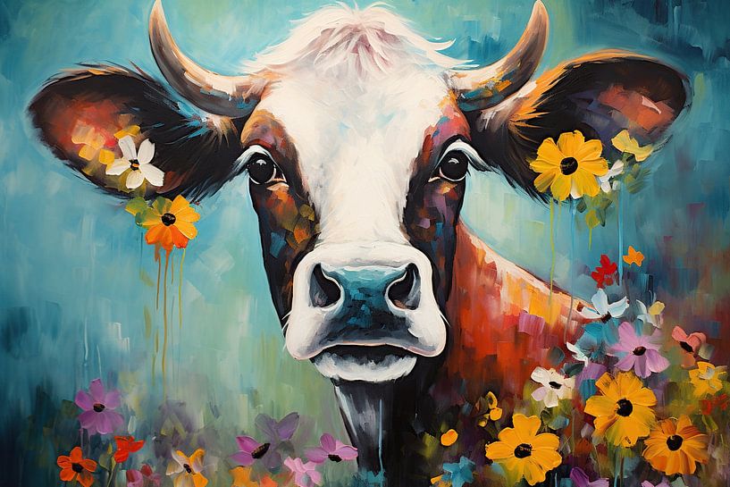 Cows Work 5976 by ARTEO Paintings