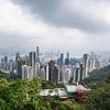 Hongkong vom Victoria Peak aus gesehen von Mickéle Godderis