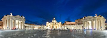 St. Peter's Square in Rome by Rainer Pickhard