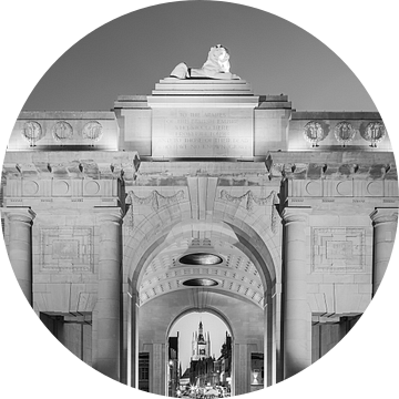 De Menenpoort in Zwart-Wit, Ieper