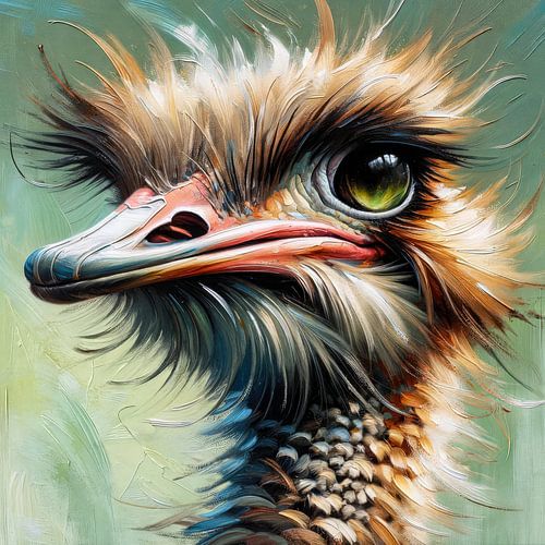 Struisvogel van Art Studio RNLD