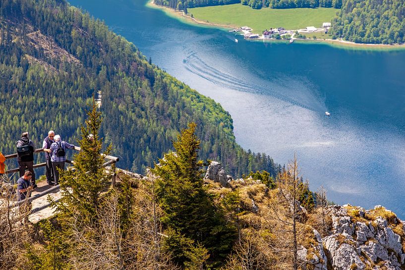 View from the Jenner to the Königssee by t.ART