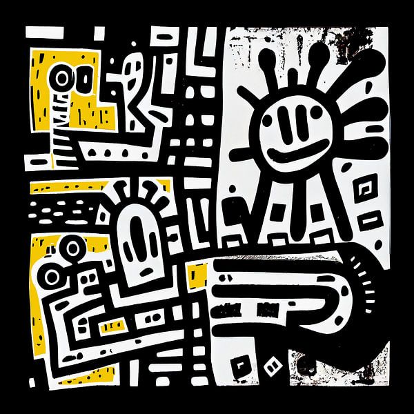 Expressive abstract forms and figures, &quot;feelings of the mind&quot; by Color Square