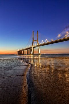 Vasco da Gama-brug in Lissabon van Tilo Grellmann