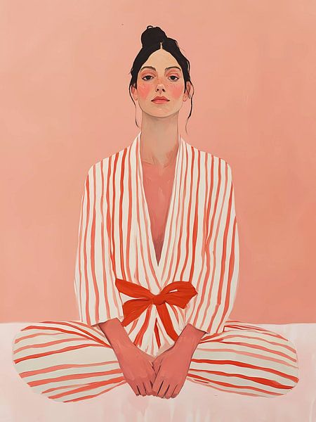 Woman in Pyjamas by haroulita