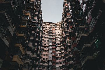 Monster gebouw (Yick Cheong ) Hong Kong van Tom in 't Veld