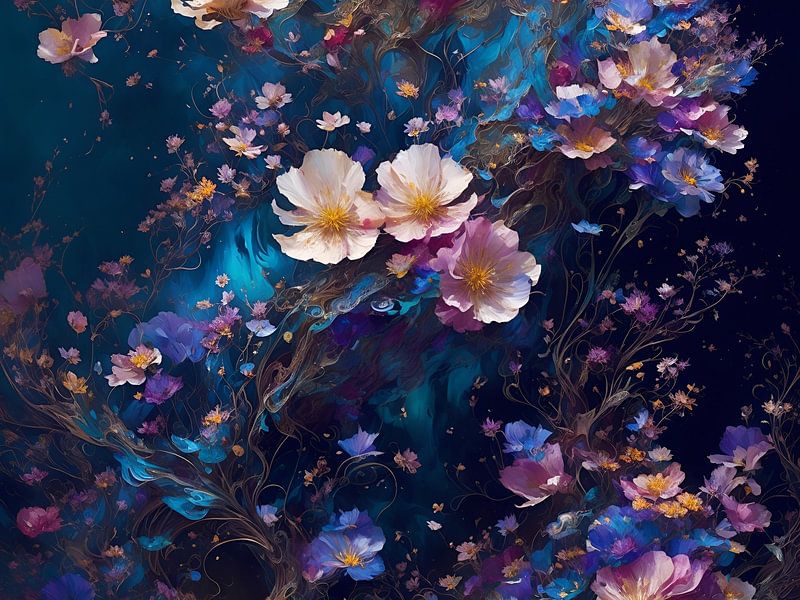 Magical Wild Flowers by Biljana Zdravkovic