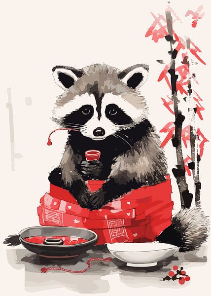 Ukiyo Japanese Painting by Mason Scott