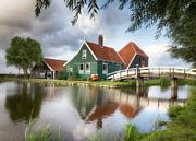 Zaanse Schans by Karel Ton thumbnail