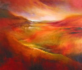mountains and valleys by Annette Schmucker