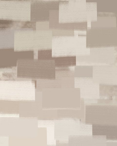 Abstract modern art in neutral colors no. 1 by Dina Dankers